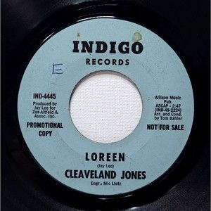 Cleaveland Jones Vinyl 45 Promo Loreen / Loreen on Indigo VG Pop Vocal